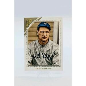 2022 Topps Gallery - Lou Gehrig #110